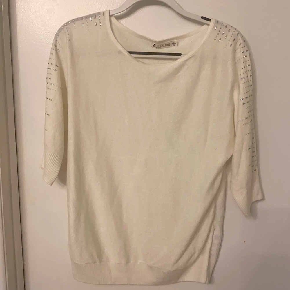 White sweater from New York and company